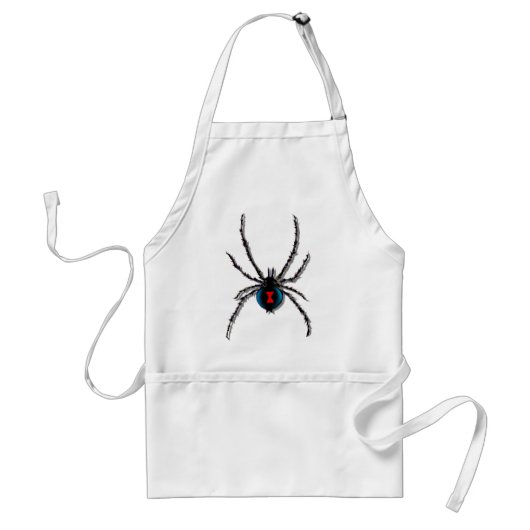 Schwarze Witwe SpiderApron Schürze (Vorne)