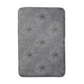 Schwarze Witwe Spiderweb Zeichnend Kunst Badematte (Vorderseite Vertikal)