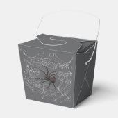 Schwarze Witwe Spiderweb Zeichnend Kunst Geschenkschachtel (Vorderseite)