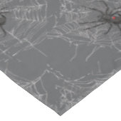 Schwarze Witwe Spiderweb Zeichnend Kunst Tischdecke (Schrägansicht)