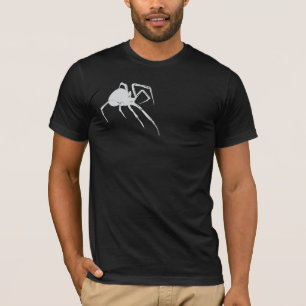 Schwarze Witwe Spinne Gothic Horror Grafik T-Shirt