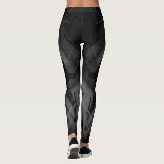 Schwarze Witwe-Spinne Leggings (Rückseite)