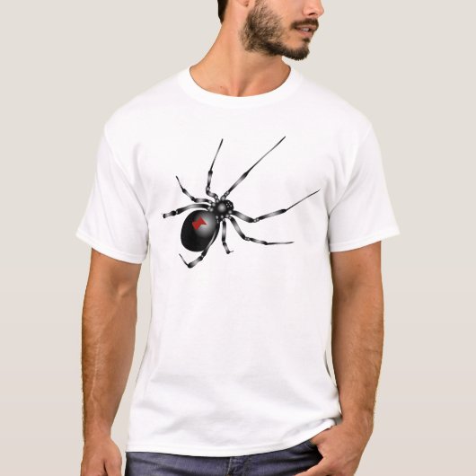 Schwarze Witwe T-Shirt (Vorderseite)
