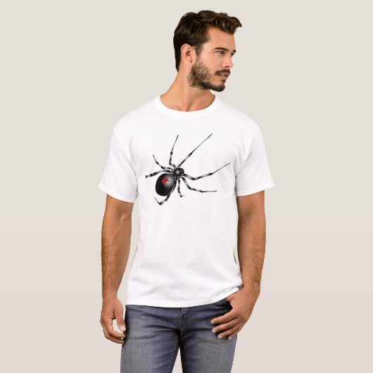 Schwarze Witwe T-Shirt (Vorne ganz)