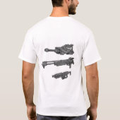 Schwarze Witwen-FirmenT - Shirt (Rückseite)