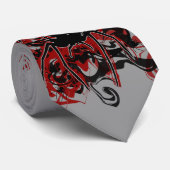 Schwarze Witwen-Krawatte Krawatte (Gerollt)