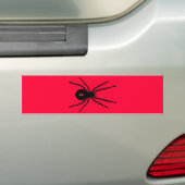 Schwarze Witwen-Spinne Autoaufkleber (Auf Auto)