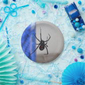 Schwarze Witwen-Spinne Pappteller (Party)