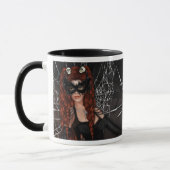 Schwarze Witwen-Tasse Tasse (Links)