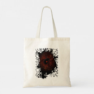 Schwarze Witwenspinne Farbe Spritzer Netz Gothic F Tragetasche