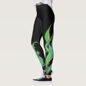 Schwarze Wreckleaf Leggings (Links)