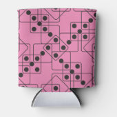 Schwarze Würfel Dosenkühler (Vorderseite)