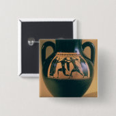 Schwarze Zahl Amphora des Dachbodens, der Theseus Button (Vorne & Hinten)