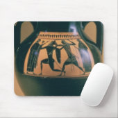Schwarze Zahl Amphora des Dachbodens, der Theseus Mousepad (Mit Mouse)