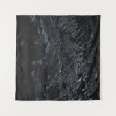 SCHWARZE ZEICHEN WANDTEPPICH (Vorderseite (Horizontal))