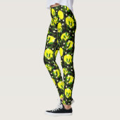 schwarze Zitronen Leggings (Links)