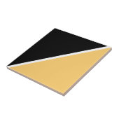 Schwarze, zweifarbige, einfache Dreieck-Küche Fliese (Seite)