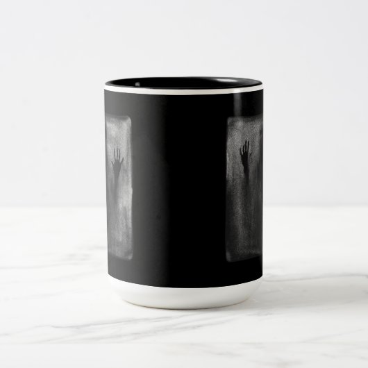 Schwarze Zweifarbige Tasse (Mittel)