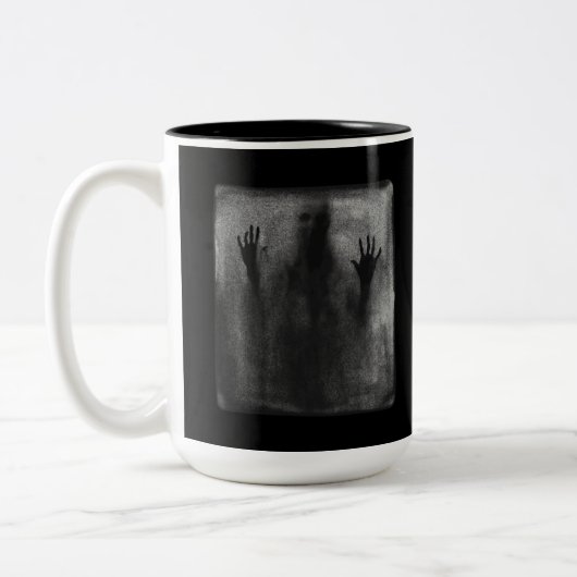 Schwarze Zweifarbige Tasse (Links)