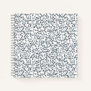 Schwarze Zweige Notizblock