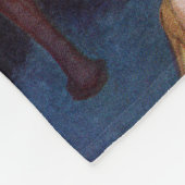 Schwarzen Montes letzter Überfall Fleecedecke (Ecke)