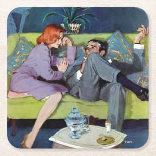 Schwarzen Montes letzter Überfall Rechteckiger Pappuntersetzer