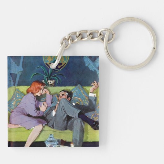 Schwarzen Montes letzter Überfall Schlüsselanhänger (Rückseite)