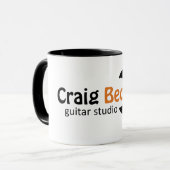 Schwärzen Sie 11 Kessel-Gitarren-Studio der Tasse (Vorderseite Links)