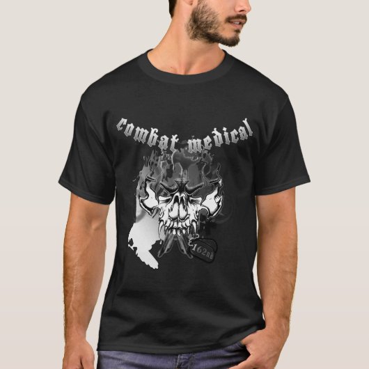 Schwärzen Sie 162. Kampf-medizinisches T-Shirt (Vorderseite)