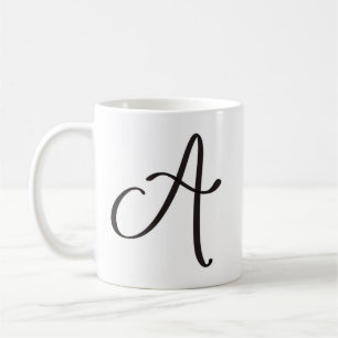 Schwärzen Sie "a-" Tasse