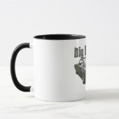 Schwärzen Sie "großer Muskel-" Tasse (Links)