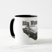 Schwärzen Sie "großer Muskel-" Tasse (Vorderseite Links)