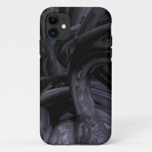 Schwärzen Sie heraus abstraktes Case-Mate iPhone Hülle