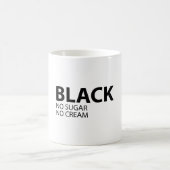 SCHWÄRZEN SIE KEINEN ZUCKER KEIN GETRÄNK KAFFEETASSE (Mittel)