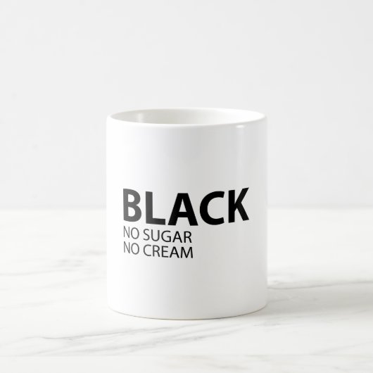 SCHWÄRZEN SIE KEINEN ZUCKER KEIN GETRÄNK KAFFEETASSE (Mittel)