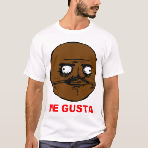 Schwärzen Sie mich Gusta Raserei-Gesicht Meme T-Shirt