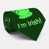 Schwärzen Sie mich mit Tinte, ich sind irisch - Krawatte (Gerollt)