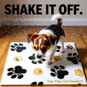 Schwärzen Sie und bräunen Sie Hunde- Fliese