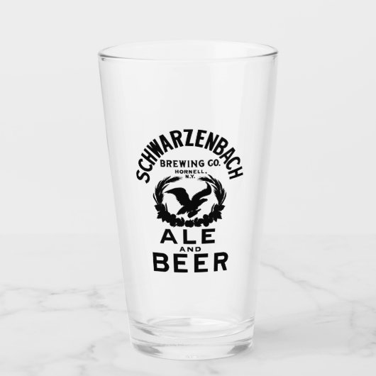 Schwarzenbach Brewing Co. Glas (Vorderseite)