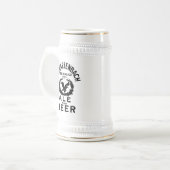 Schwarzenbach Brewing Co. Stein Bierglas (Vorderseite Links)