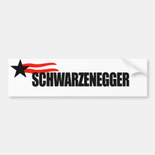 Schwarzenegger Autoaufkleber