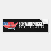Schwarzenegger für Senator 2010 Autoaufkleber (Vorne)
