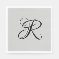 Schwarzer 3D-Kalligrafie-Anfangsbuchstabe | Pastel