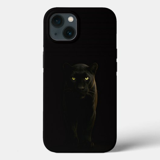 Schwarzer 4 Luxe iPhone 13, Schwarzer Panther Case-Mate iPhone Hülle (Rückseite)
