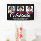 Schwarzer Abschluss 3 Foto Fett Weiß Skript Minima Banner (Insitu)