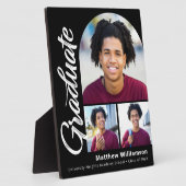 Schwarzer Abschluss 3 Foto Fettformatierung Weißes Fotoplatte (Seite)