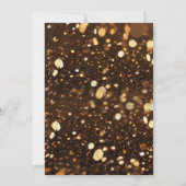 Schwarzer Abschluss Einladung (Rückseite)