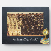 Schwarzer Abschluss Foto Plaque 8x10 Fotoplatte (Vorderseite)