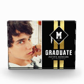 Schwarzer Abschluss Fotoblock (Vorderseite)