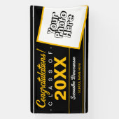 Schwarzer Abschluss für die Foto-Schule 2023 Banner (Vertikal)